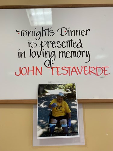 In memory of John Testaverde